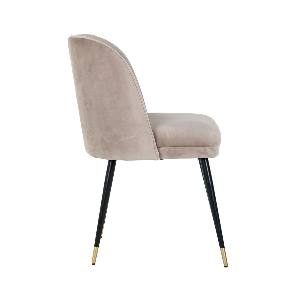 Esszimmerstuhl Alicia khaki velvet fire retardant