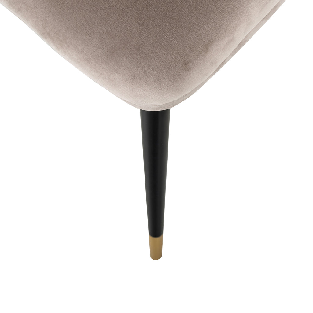 Esszimmerstuhl Alicia khaki velvet fire retardant