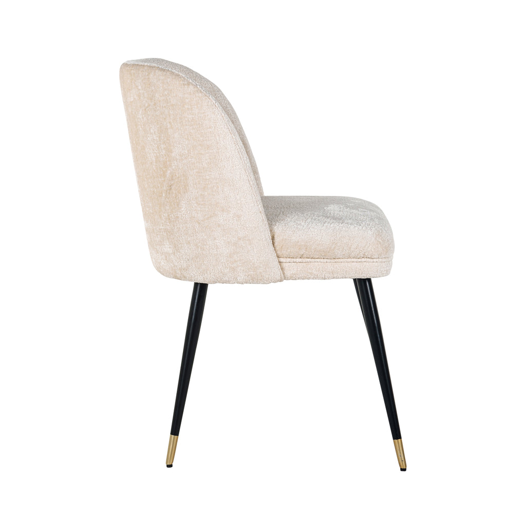 Esszimmerstuhl Alicia FR white chenille fire retardant