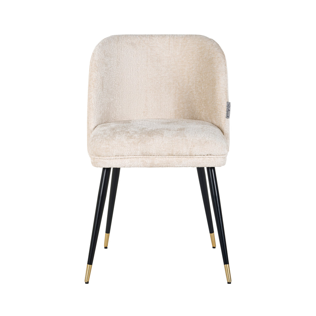 Esszimmerstuhl Alicia FR white chenille fire retardant