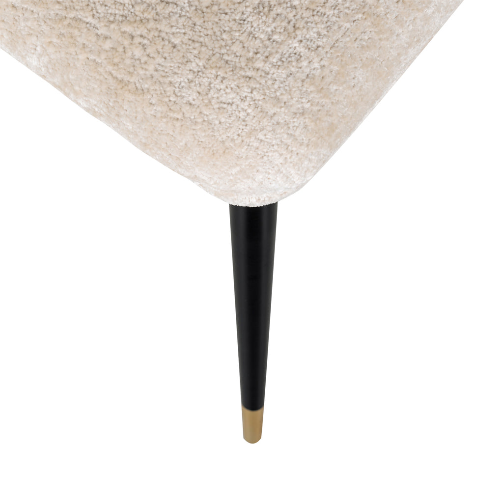 Esszimmerstuhl Alicia FR white chenille fire retardant