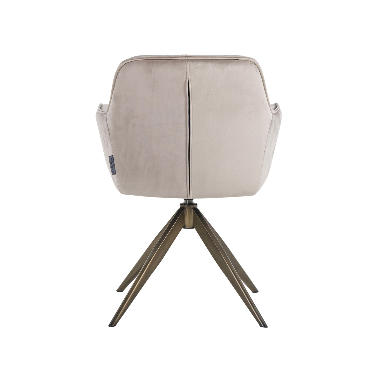 Esszimmerstuhl Aline khaki velvet swivel fire retardant