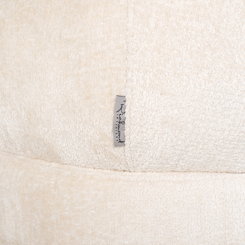 Lounge Stuhl Venus white chenille