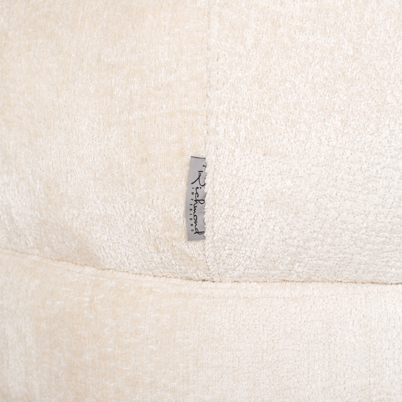 Lounge Stuhl Venus white chenille