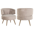 Lounge Stuhl Hazel khaki velvet fire retardant