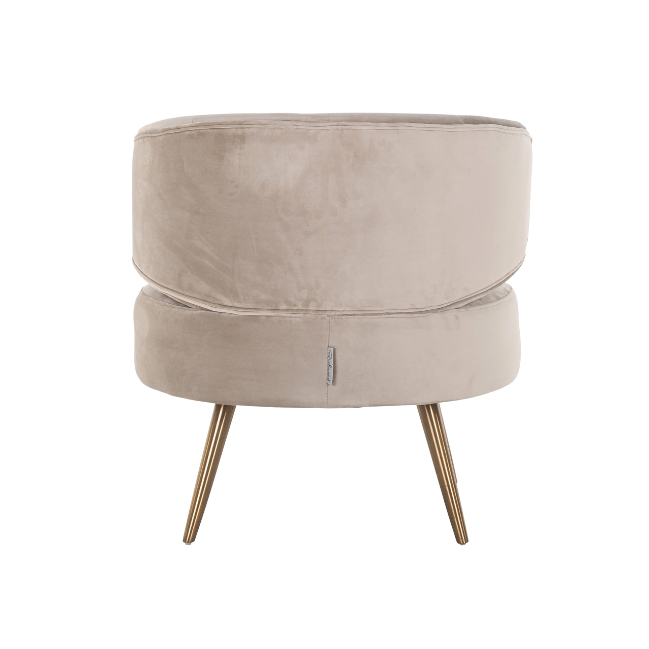 Lounge Stuhl Hazel khaki velvet fire retardant
