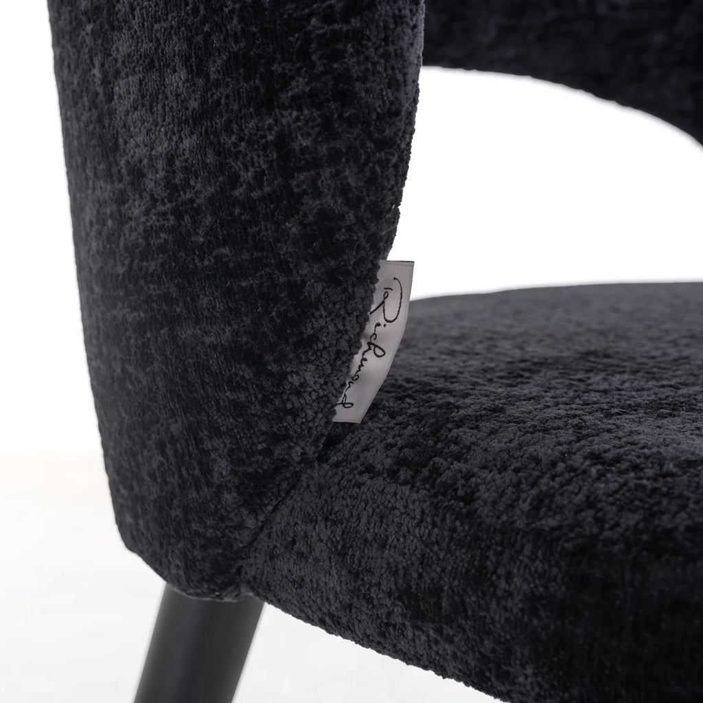 Esszimmerstuhl Savoy black chenille