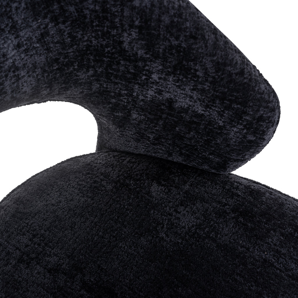 Esszimmerstuhl Savoy black chenille