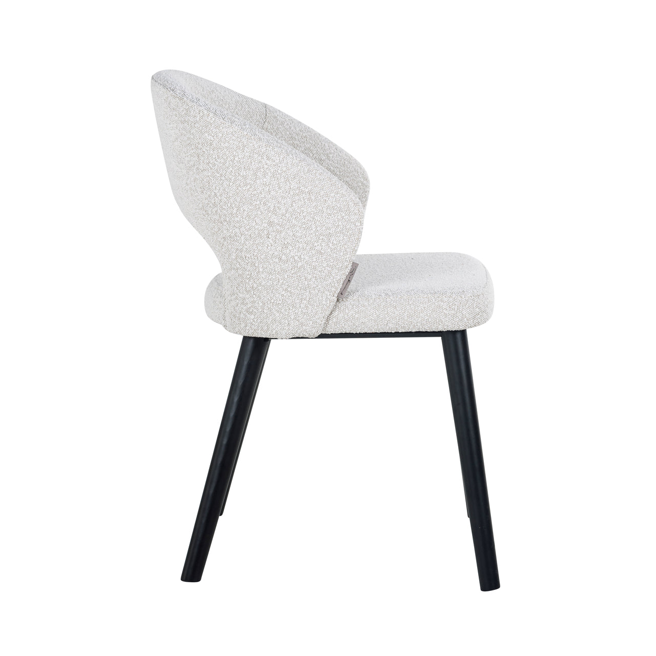 Esszimmerstuhl Savoy white bouclé