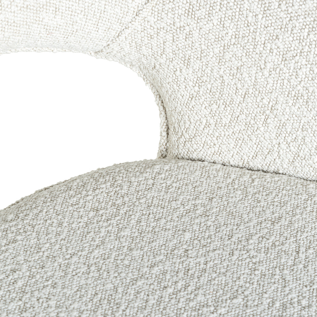 Esszimmerstuhl Savoy white bouclé