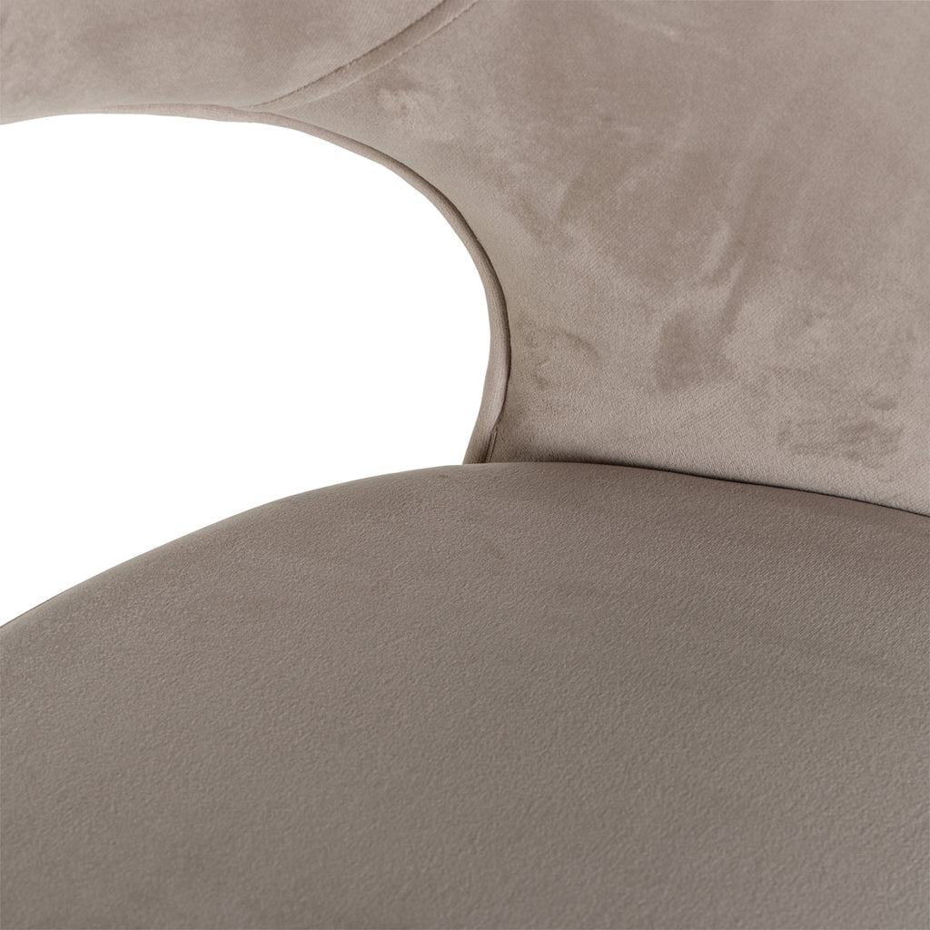 Thekenstuhl Savoy khaki velvet
