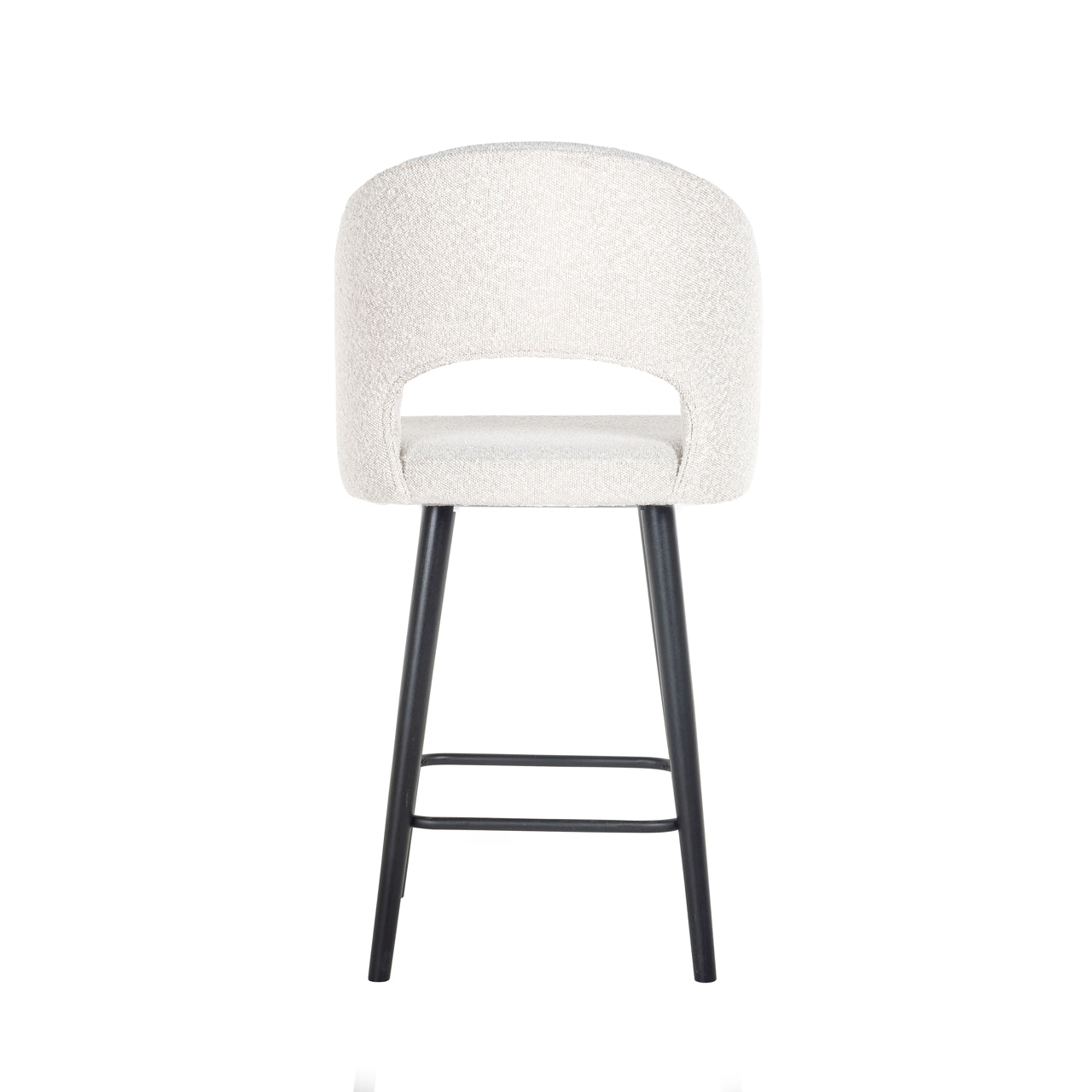 Thekenstuhl Savoy white bouclé