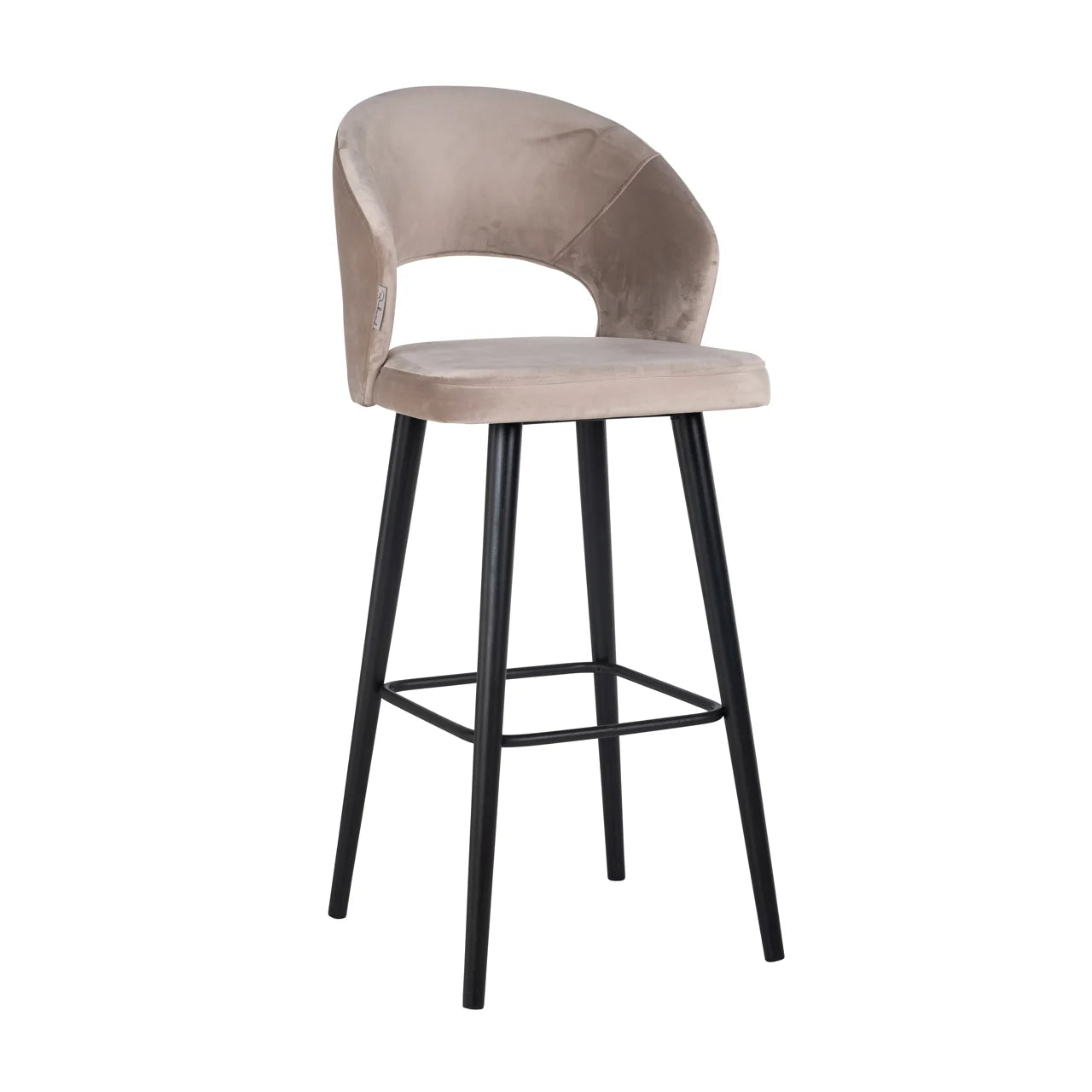 Barhocker Savoy khaki velvet