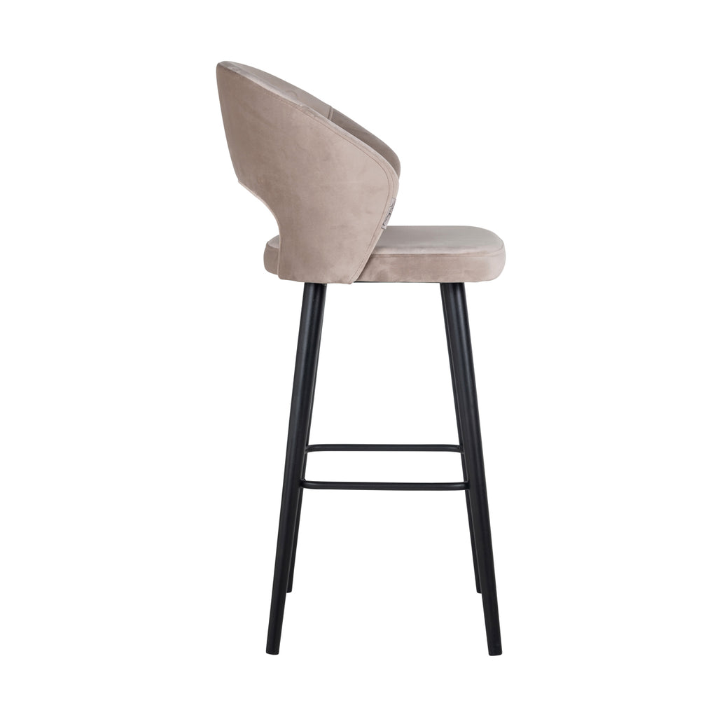 Barhocker Savoy khaki velvet