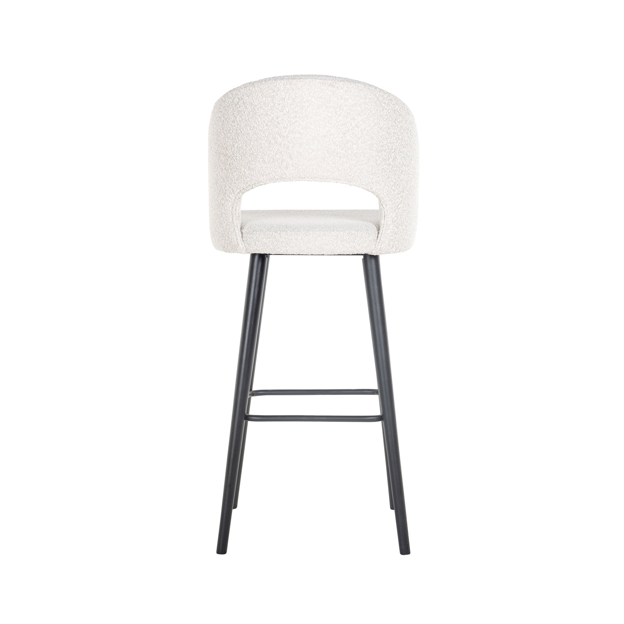 Barhocker Savoy white bouclé