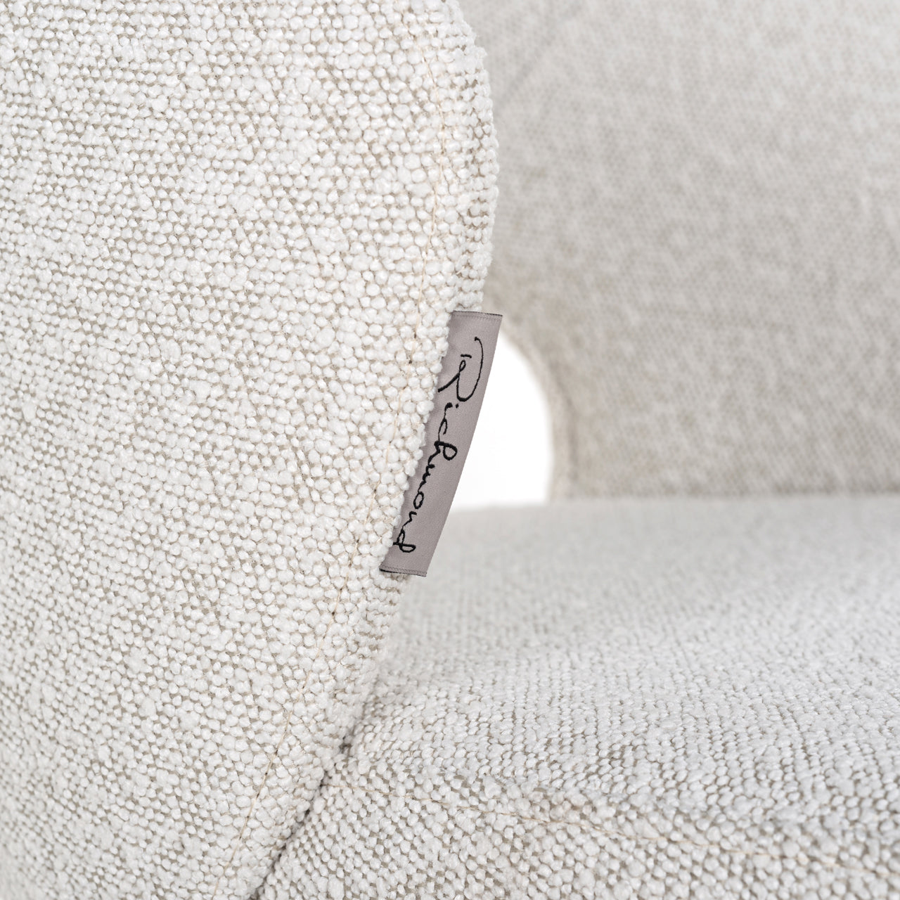 Barhocker Savoy white bouclé