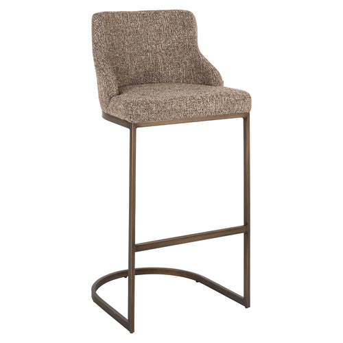 Barhocker Bolton brown tweed (Set of 2)