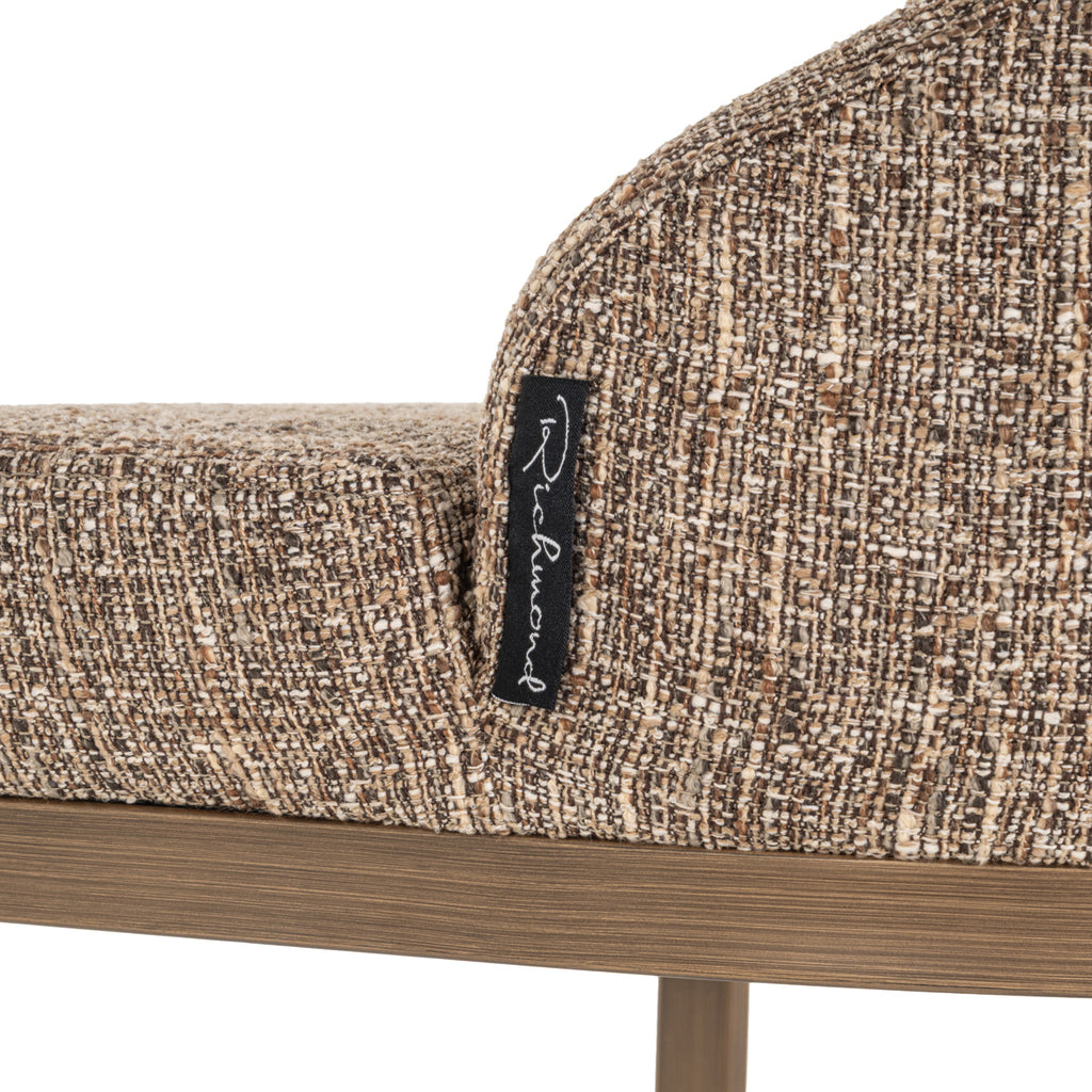 Barhocker Bolton brown tweed (Set of 2)