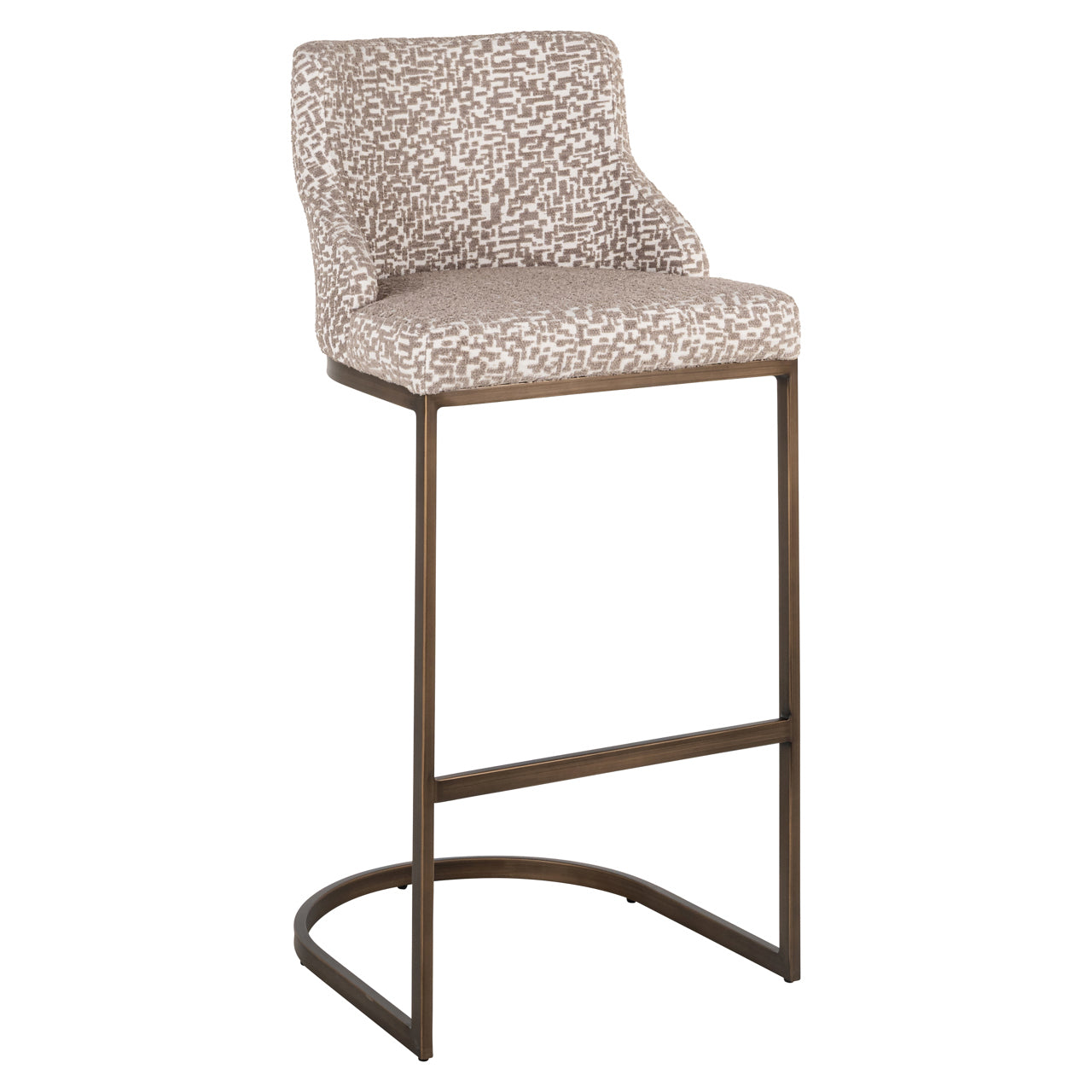 Barhocker Bolton natural geo (Set of 2)