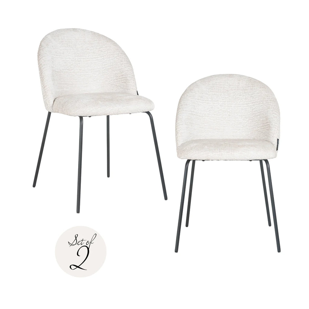 Esszimmerstuhl Alyssa cream fusion (Set of 2)