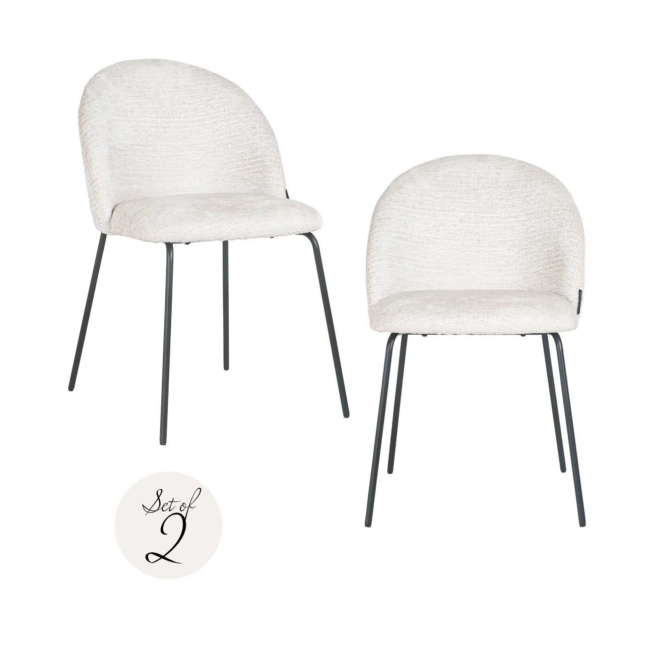 Esszimmerstuhl Alyssa cream fusion (Set of 2)