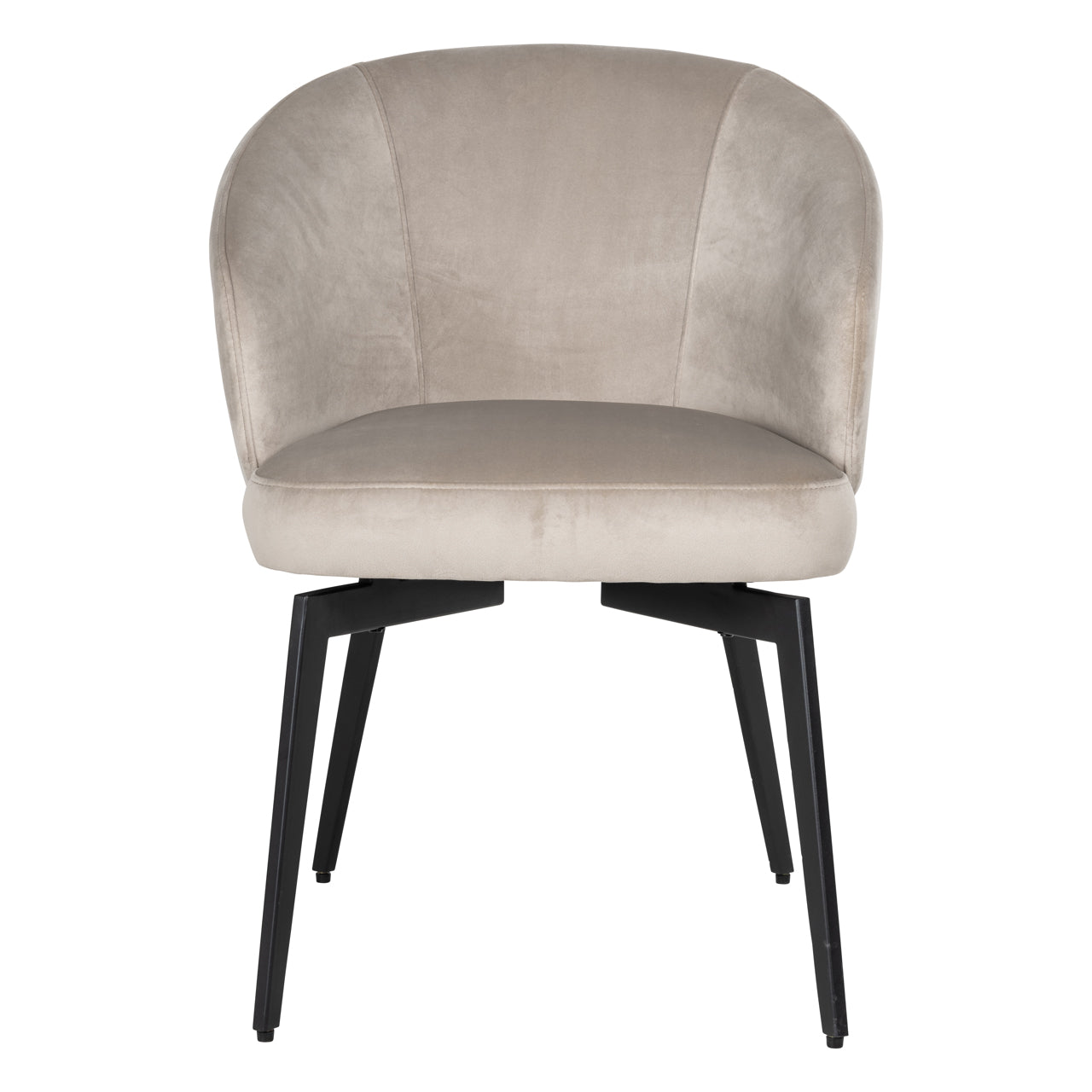 Esszimmerstuhl Amphara khaki velvet fire retardant