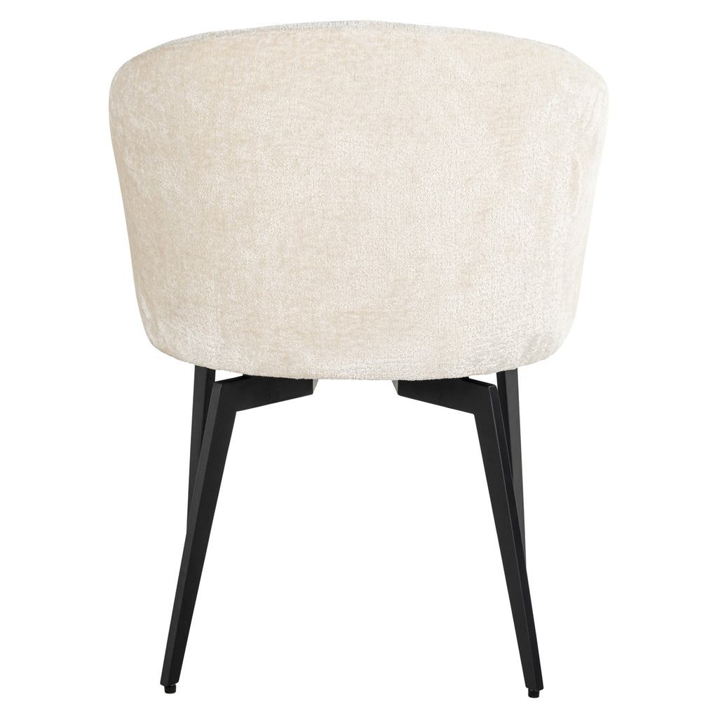 Esszimmerstuhl Amphara FR white chenille fire retardant