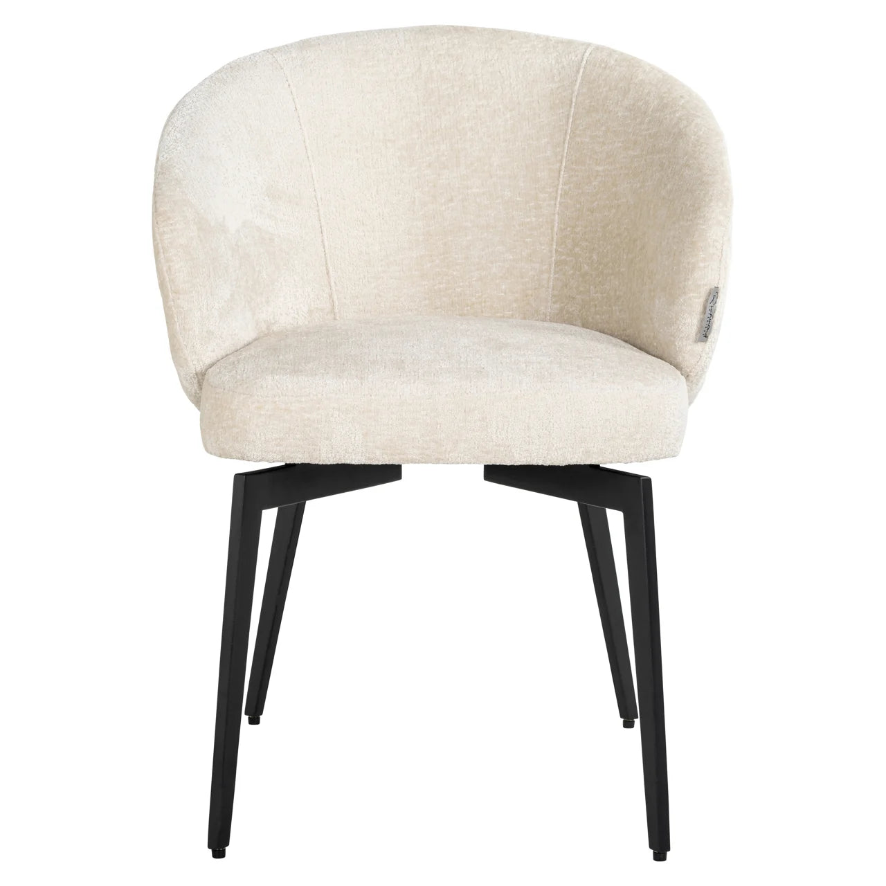 Esszimmerstuhl Amphara FR white chenille fire retardant