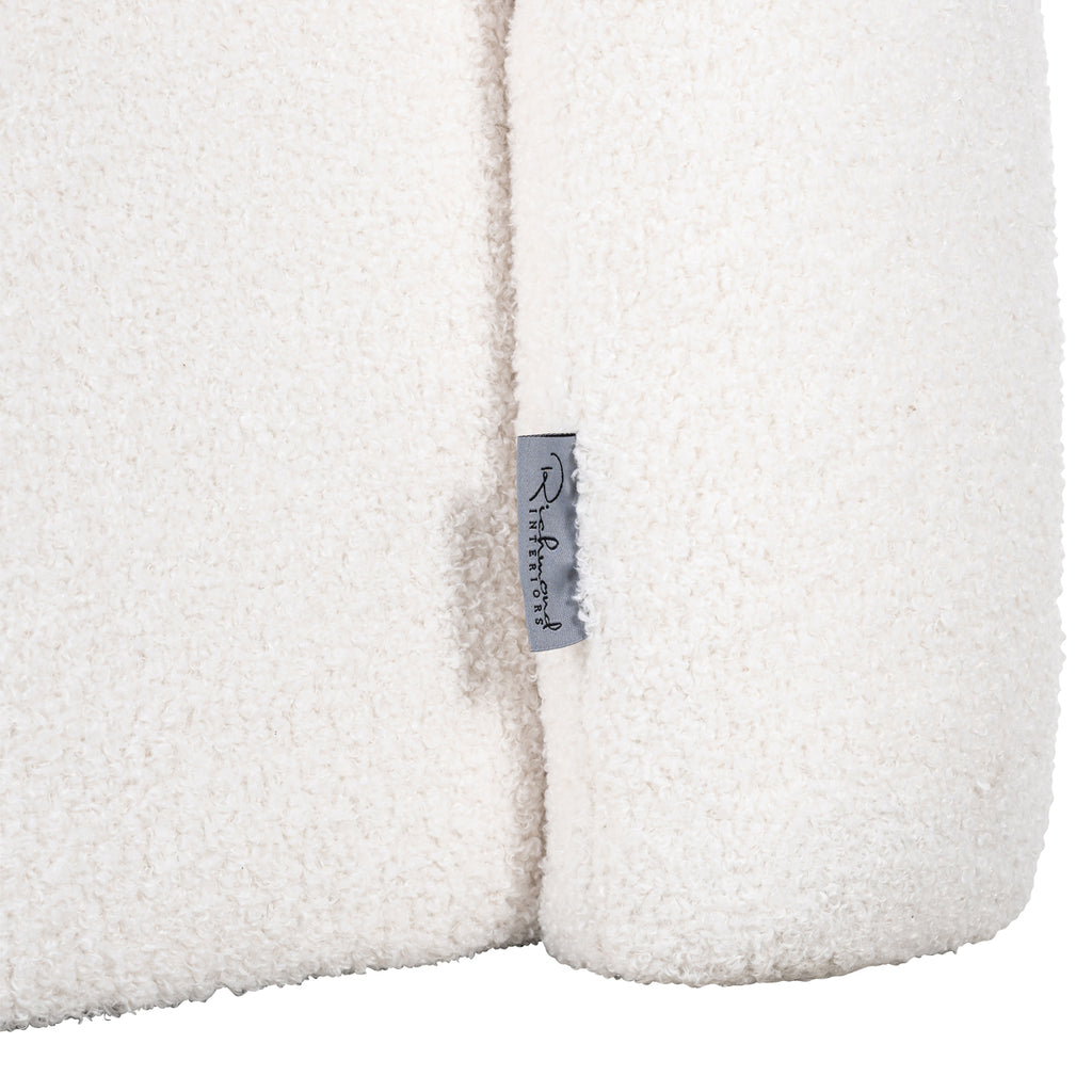 Lounge Stuhl Dana white furry