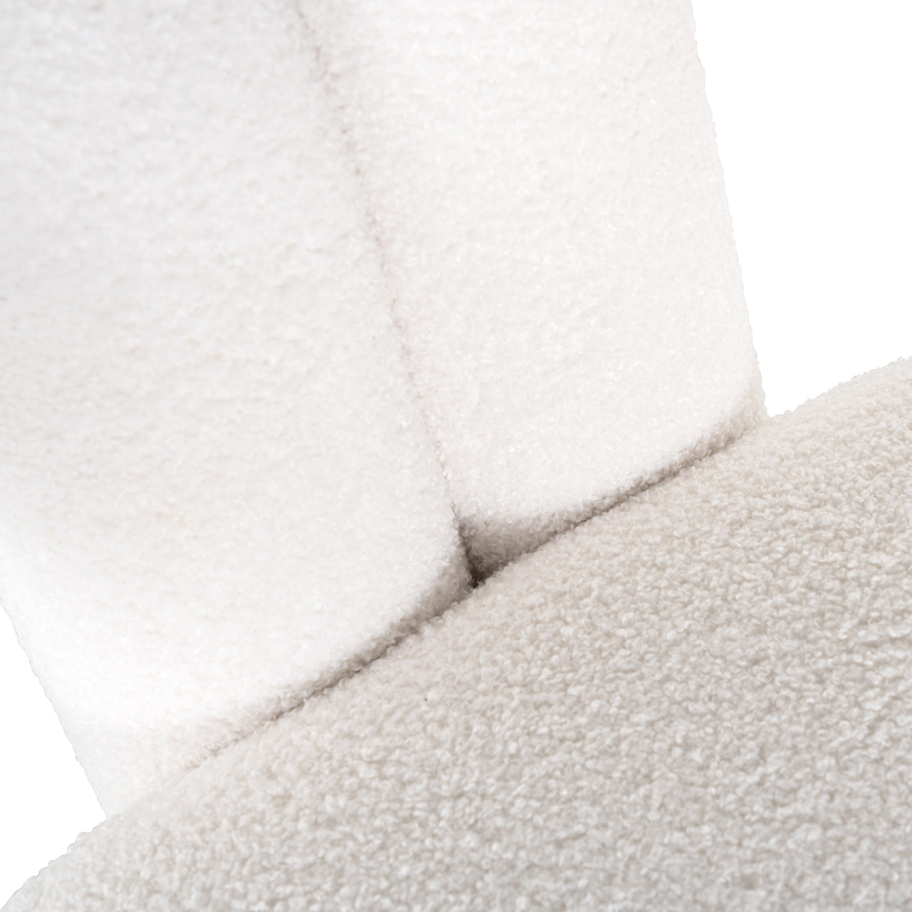 Lounge Stuhl Dana white furry