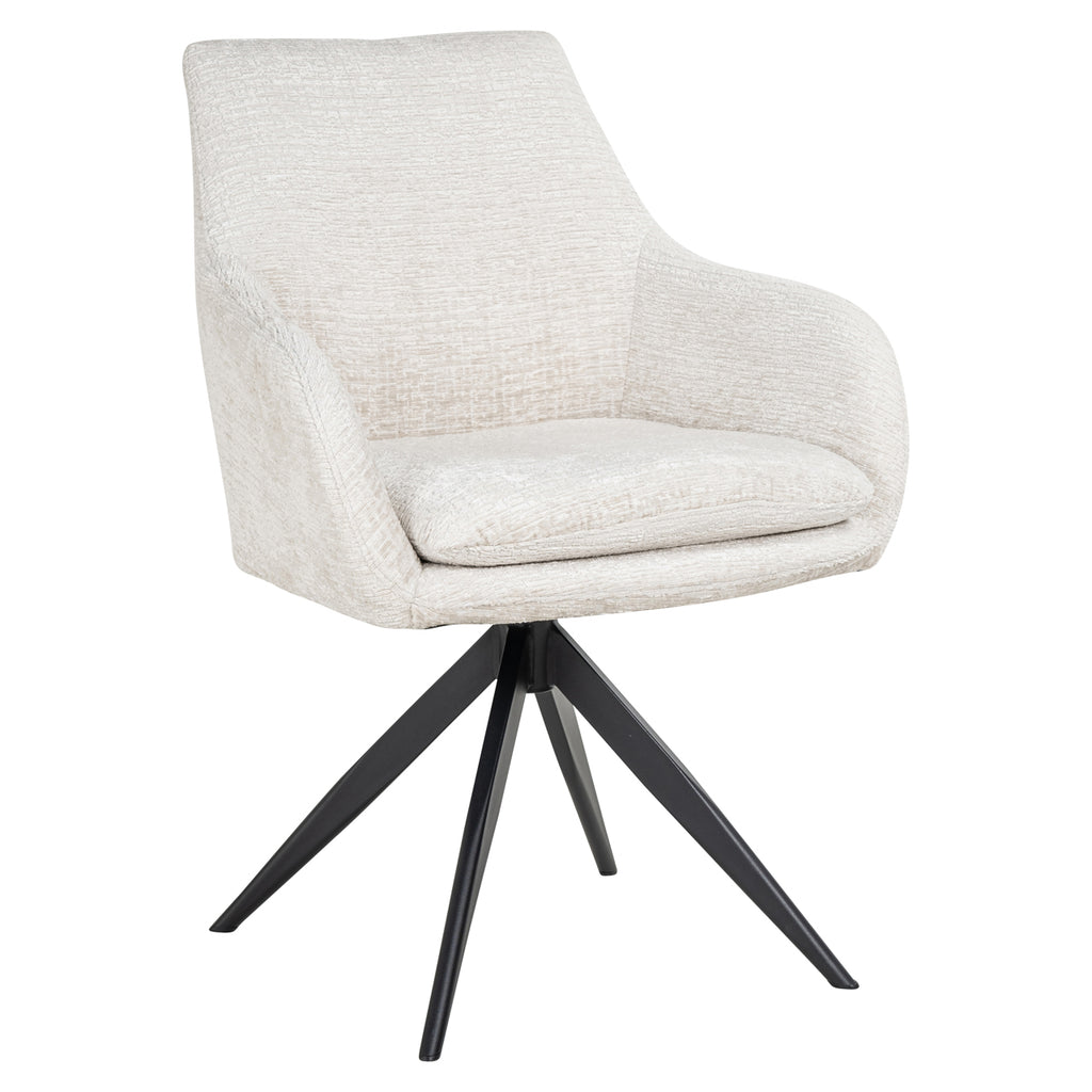 Esszimmerstuhl Lisonne cream fusion swivel