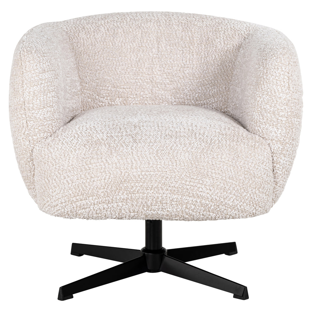 Lounge Stuhl Estelle lovely cream swivel