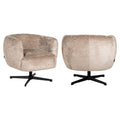 Lounge Stuhl Estelle sheep natural swivel
