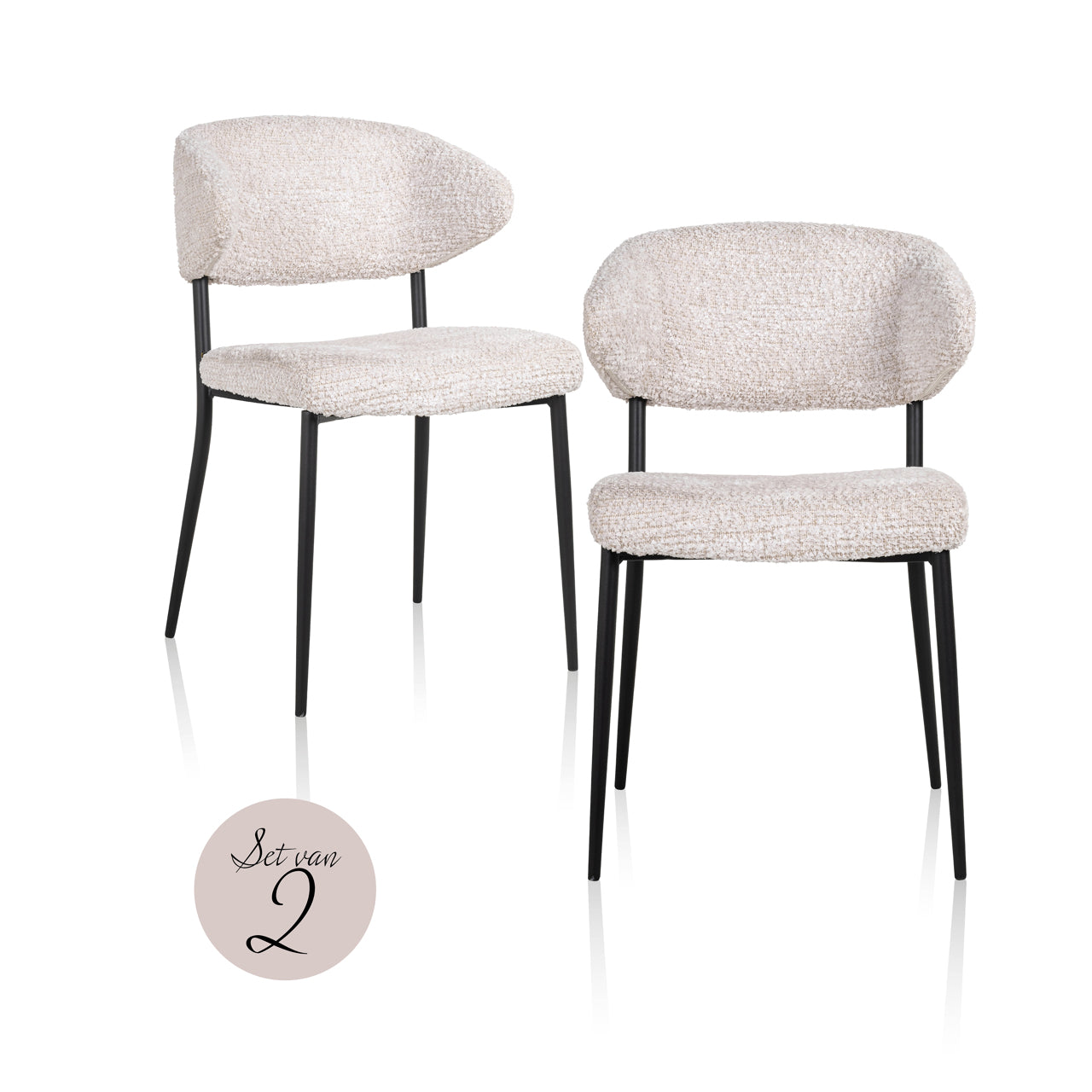 Esszimmerstuhl Bea lovely cream (Set of 2)