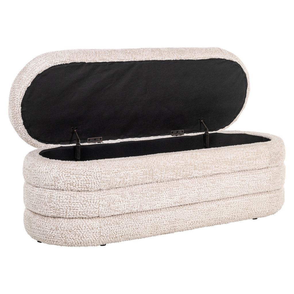 Hocker & Fußbank Camile lovely cream