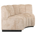 Sitzbank Hillpark lovely beige round corner