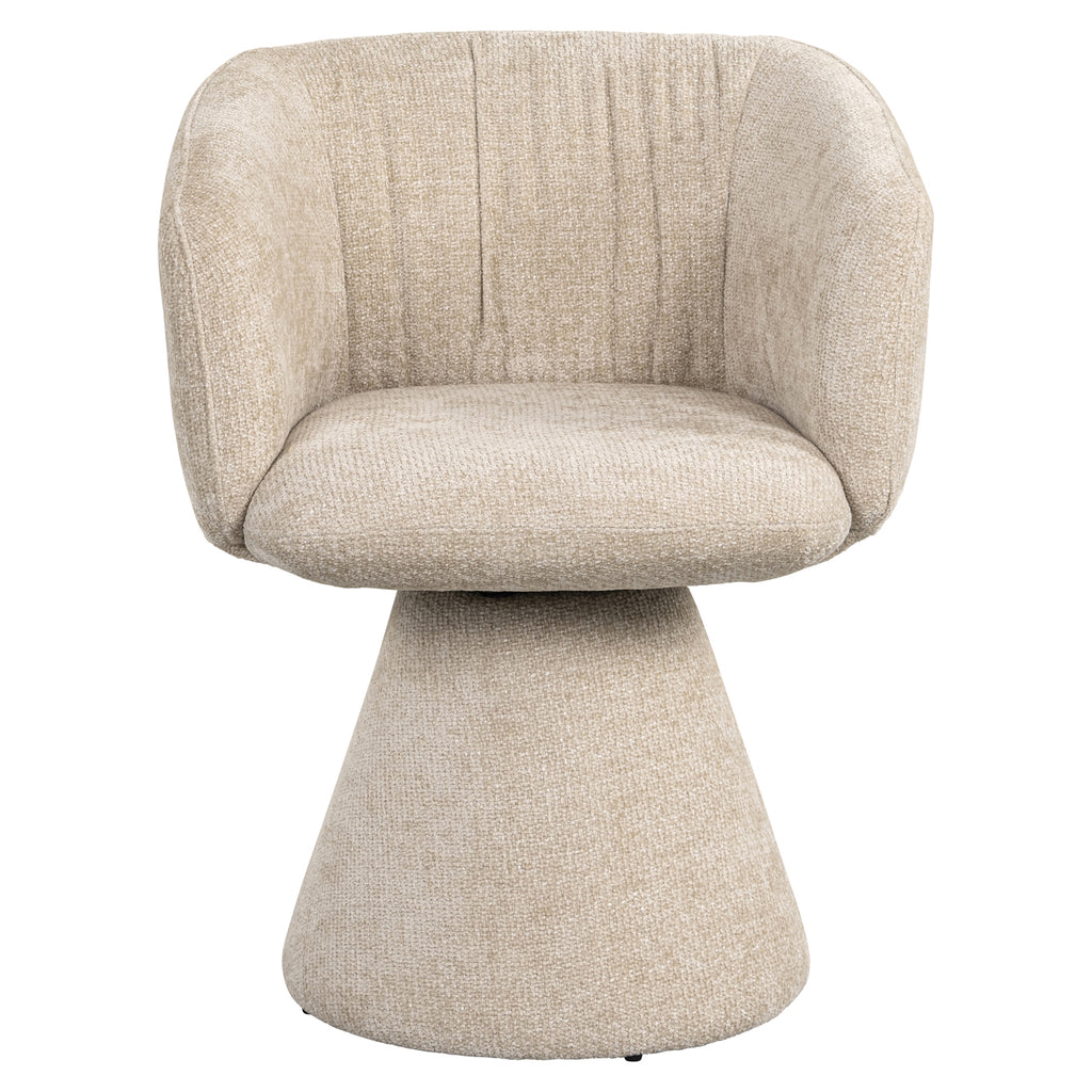 Esszimmerstuhl Madeline cream unicorn swivel