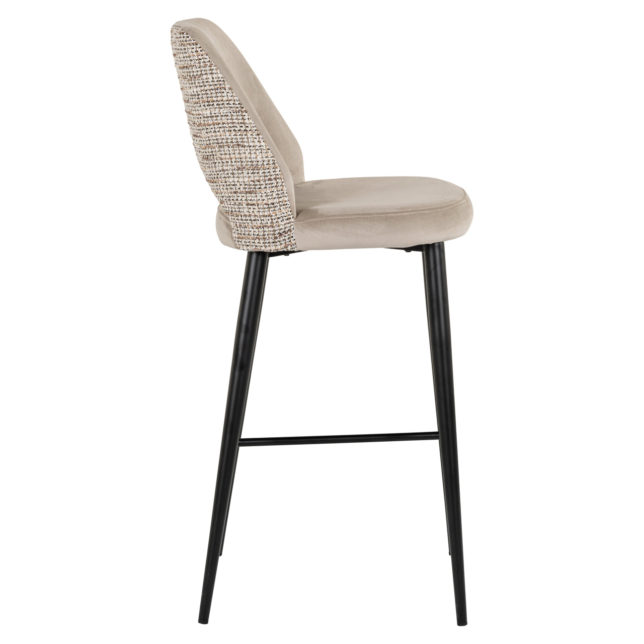 Barhocker Tabitha trendy nature fire retardant