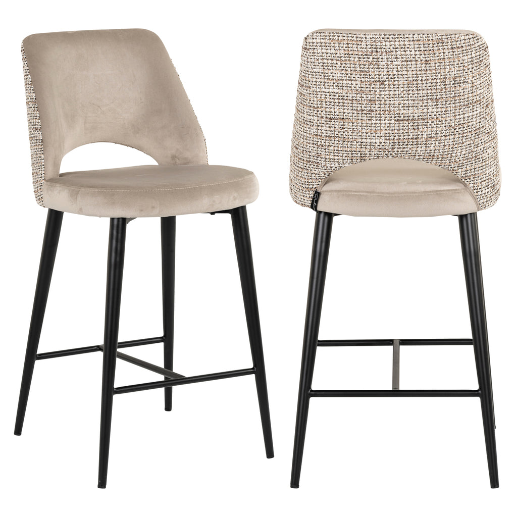 Thekenstuhl Tabitha trendy nature fire retardant
