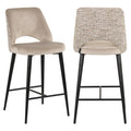 Thekenstuhl Tabitha trendy nature fire retardant