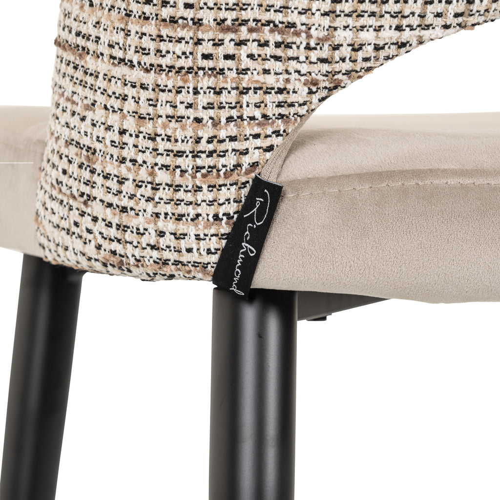 Thekenstuhl Tabitha trendy nature fire retardant
