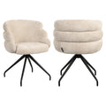 Esszimmerstuhl Kayla cream unicorn swivel