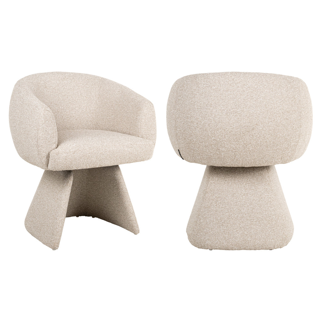 Esszimmerstuhl Quiriro biscotti swivel
