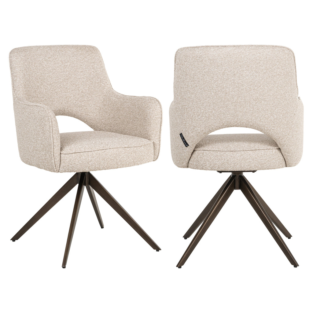 Esszimmerstuhl Ginerva biscotti swivel