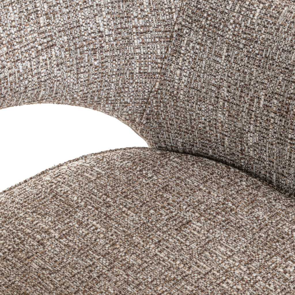 Esszimmerstuhl Ginerva earth tweed swivel