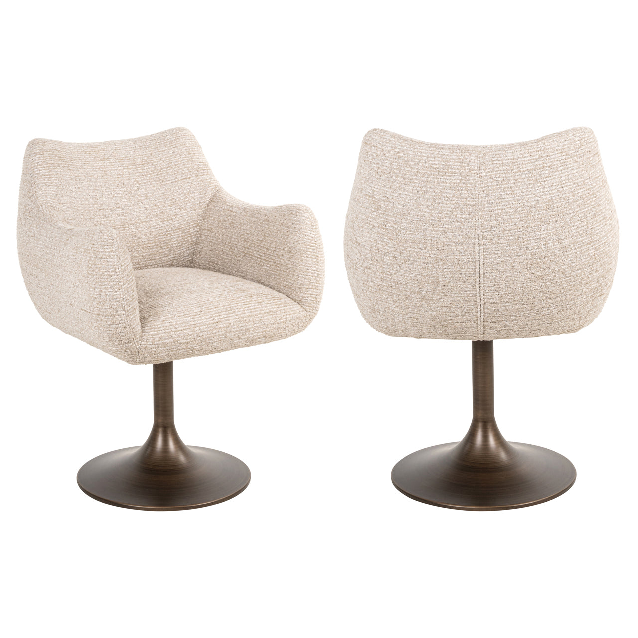 Esszimmerstuhl Aldo natural linear swivel