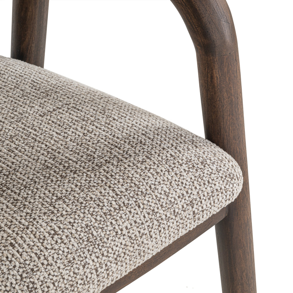 Thekenstuhl Mihara mocca fancy