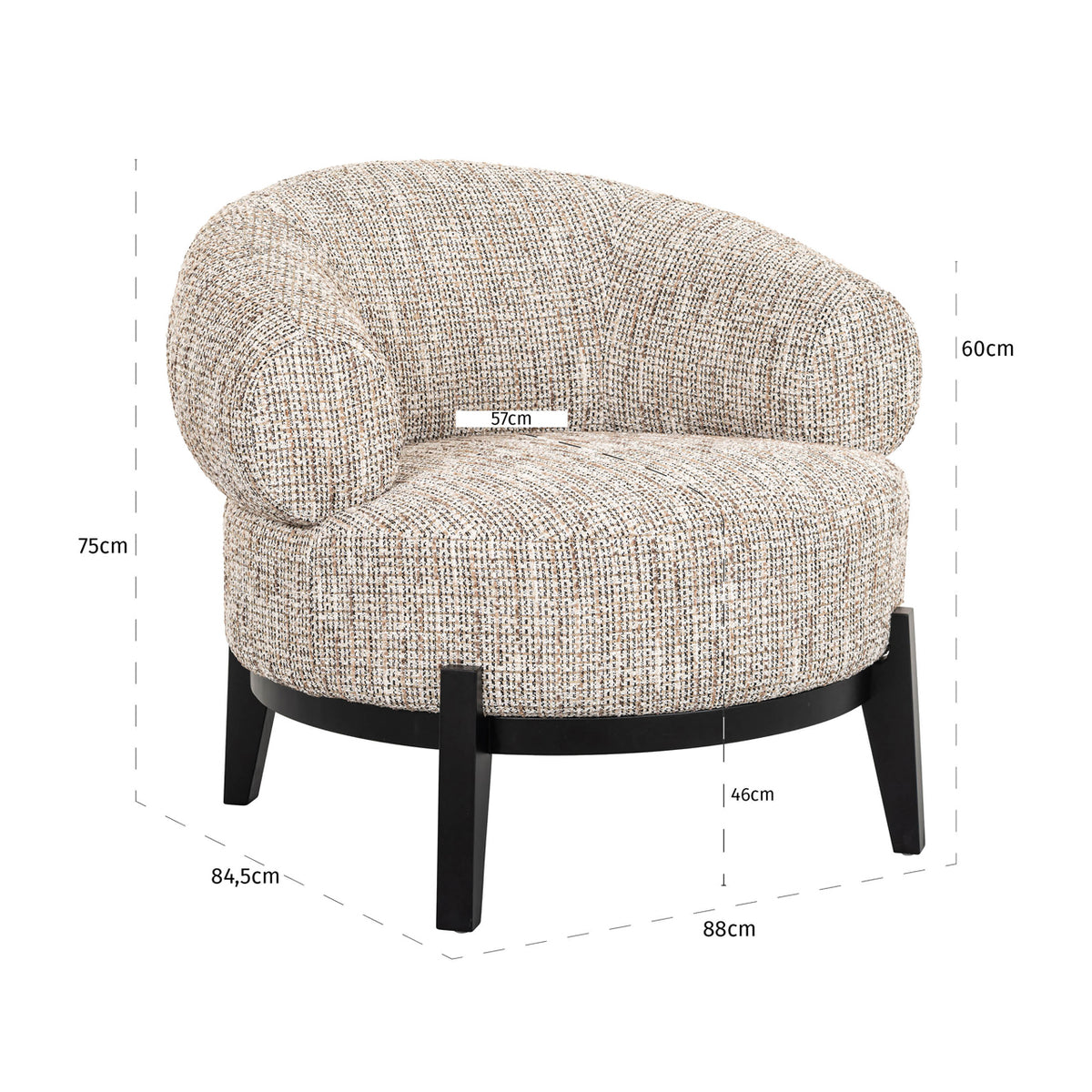 Lounge Stuhl Montana customized fire retardant