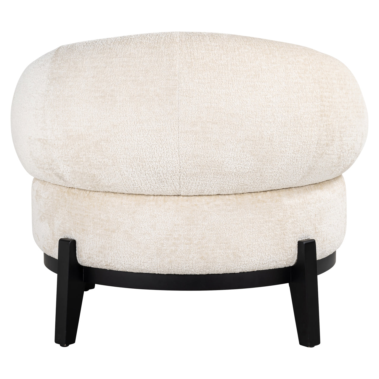 Lounge Stuhl Montana white chenille