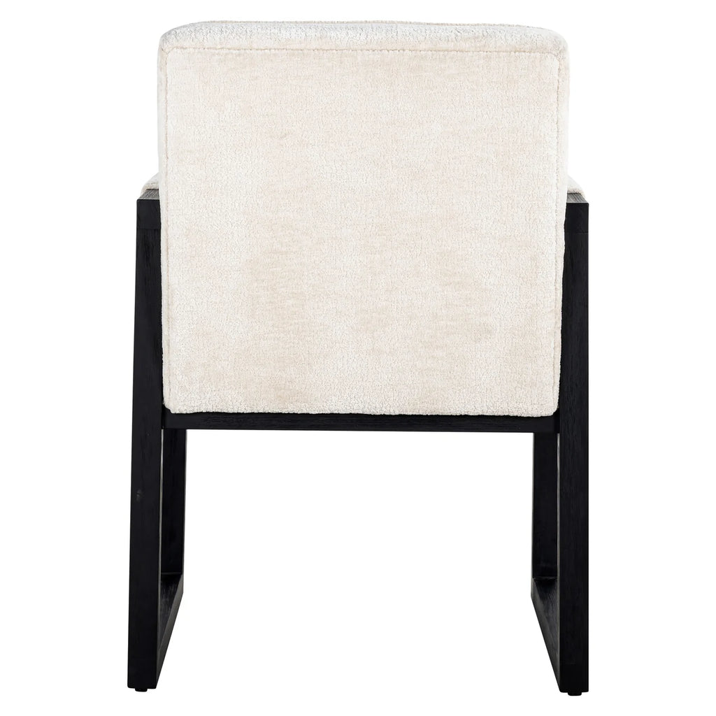 Esszimmerstuhl Beck white chenille